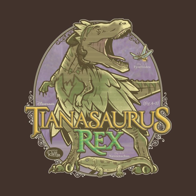 PREHISTORIC PRINCESS: Tianasaurus Rex Design PREHISTORIC PRINCESS: Tianasaurus Rex