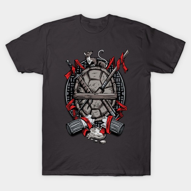 Turtle Family Crest (comic colors) T-Shirt Turtle Family Crest (comic colors)