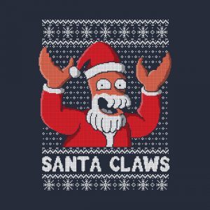 Xmas Ugly sweater Santa Claws