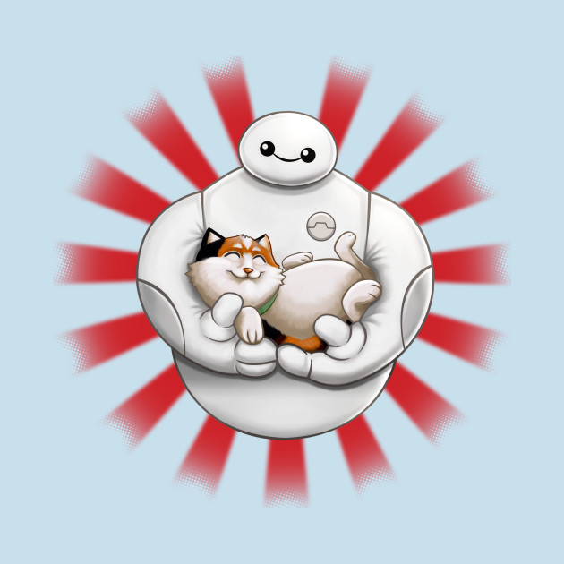 Baymax and Hairy Baby Design Baymax and Hairy Baby