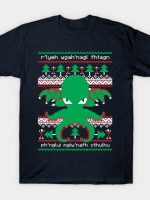 Cthulhu Cultist Christmas - Cthulhu Christmas Sweater - Ugly Sweater T-Shirt