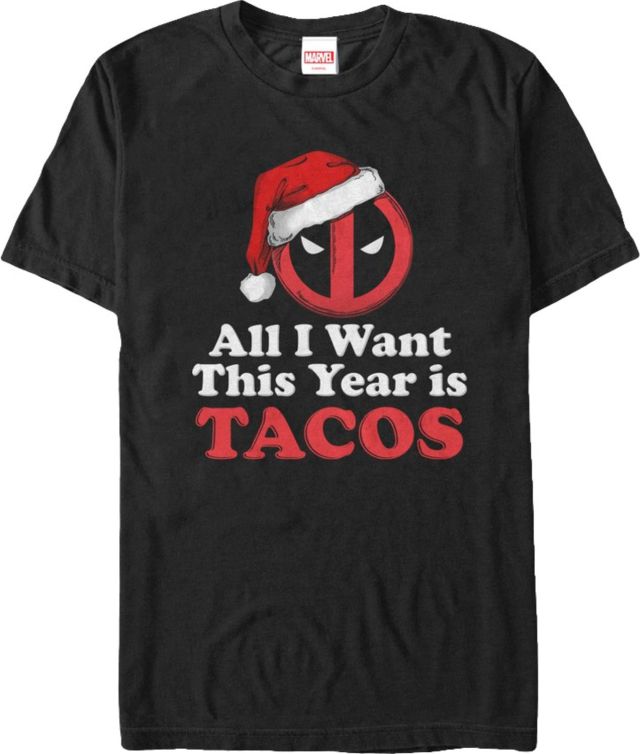 Deadpool Christmas Tacos T-Shirt Deadpool Christmas Tacos