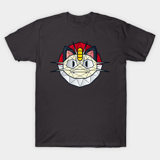Meowth - Polygon Stainglass Collection T-Shirt Meowth - Polygon Stainglass Collection T-Shirt
