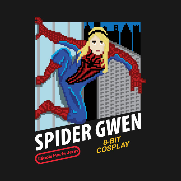 Spider Gwen - 8 Bit Cosplay - Nicole Marie Jean