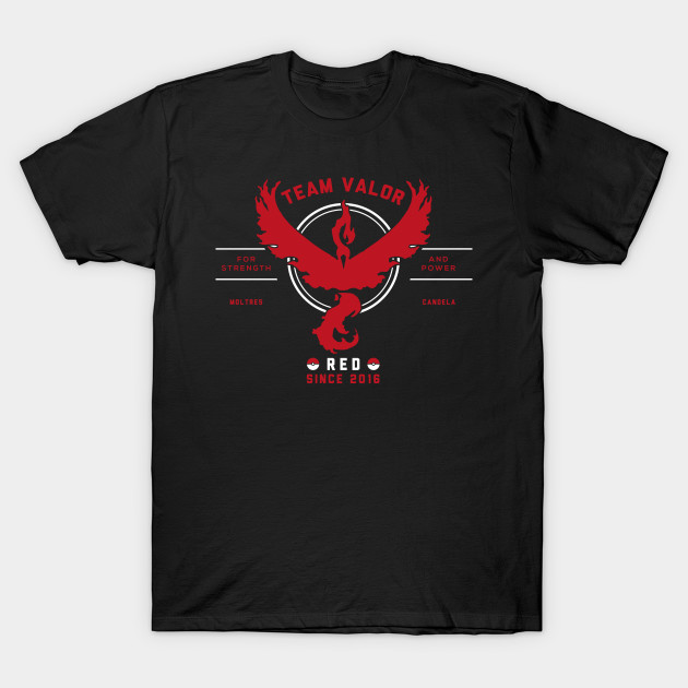 Team Valor I Choose You! T-Shirt Team Valor I Choose You!