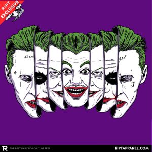 The Joke Has Many Faces: Joker T-Shirt - The Shirt List