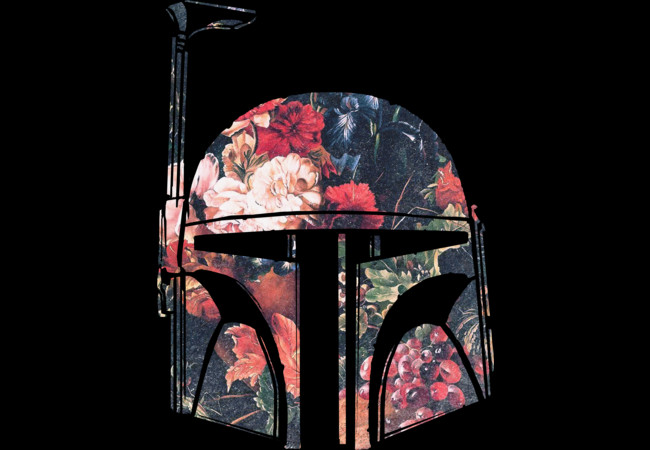Floral Boba Fett Helmet Design Floral Boba Fett Helmet
