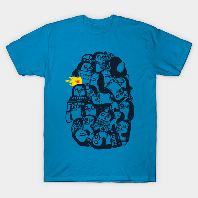 Grondwet Mortal Verplaatsbaar Adventure Time Gunter the Penguin T-Shirt - The Shirt List
