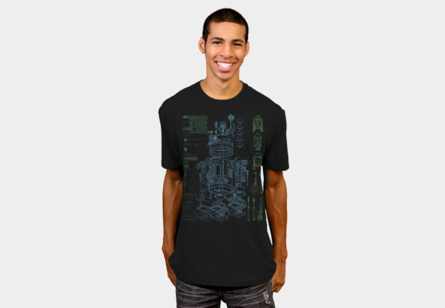 R2-D2 Desconstructed T-Shirt R2-D2 Desconstructed