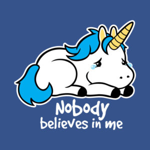 Sad unicorn