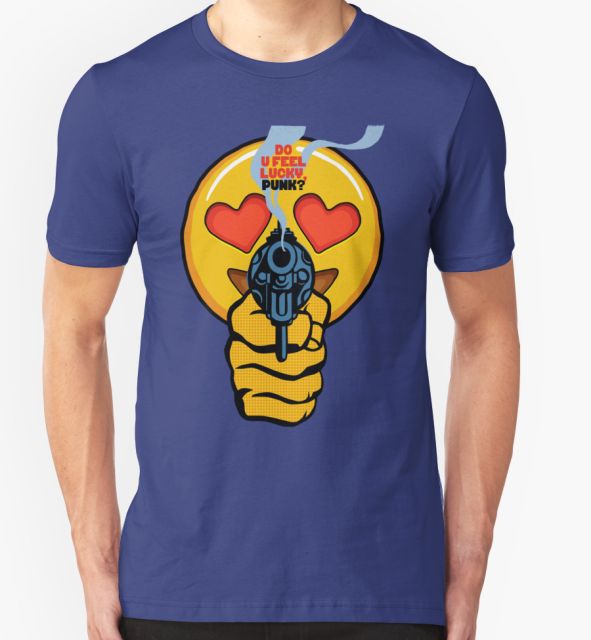 Do U Feel Emoji, Punk T-Shirt Do U Feel Emoji, Punk