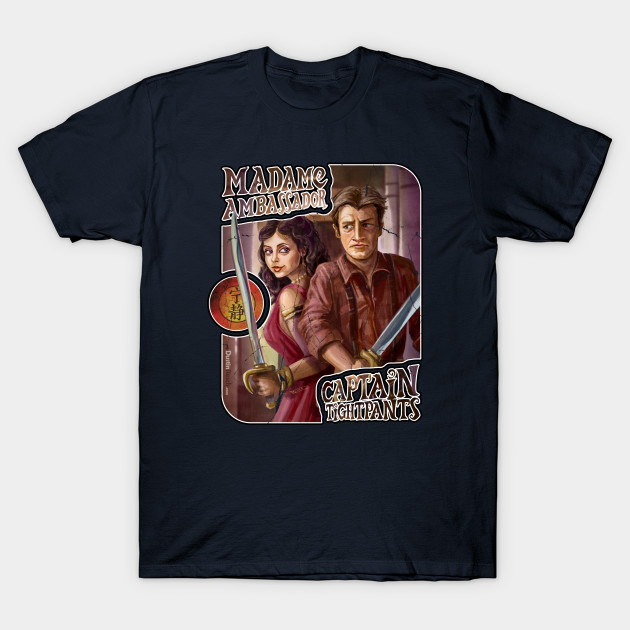 Firefly: Madame Ambassador & Captain Tightpants T-Shirt Firefly: Madame Ambassador & Captain Tightpants
