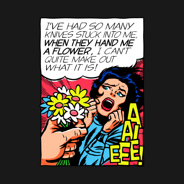 Knives and Flowers Design Knives and Flowers