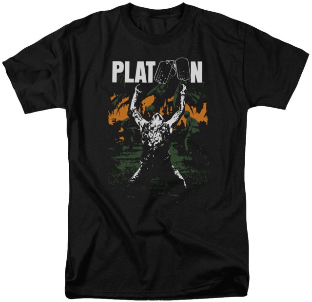 Movie Poster Platoon T-Shirt Movie Poster Platoon