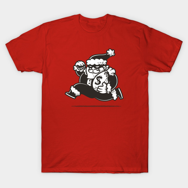 Bad Santa - Monopoly Parody T-Shirt - The Shirt List