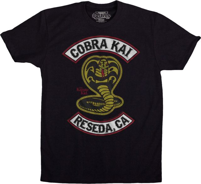 Cobra Kai Patch Karate Kid T-Shirt Cobra Kai Patch Karate Kid