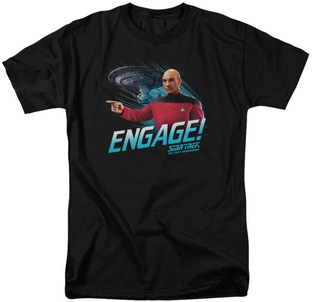Engage Star Trek The Next Generation T-Shirt Engage Star Trek The Next Generation
