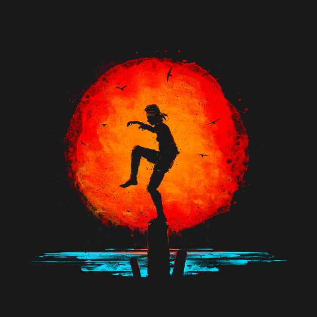 Karate Kid Minimal Tribute Painting