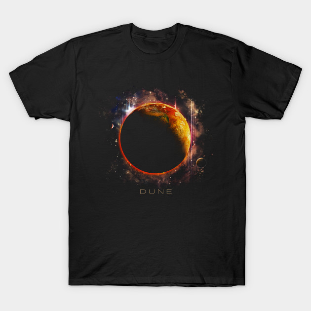 Planet DUNE the Source of the Spice T-Shirt - The Shirt List