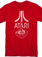 Red Joystick Atari T-Shirt