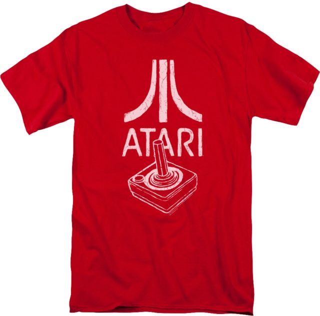 Red Joystick Atari T-Shirt Red Joystick Atari