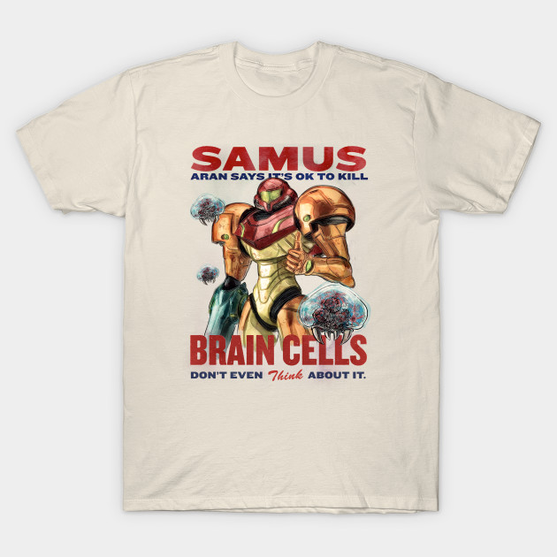 Retro Metroid Propaganda Samus Says