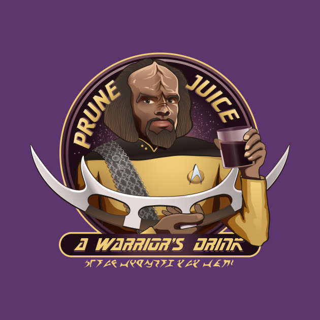 Star Trek Enterprise Worf's Prune Juice