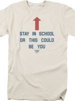 Stay In School Married With Children T-Shirt