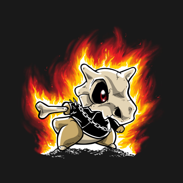 Cubone on fire Design Cubone on fire