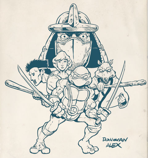 Leo Line Art by Donovan Alex