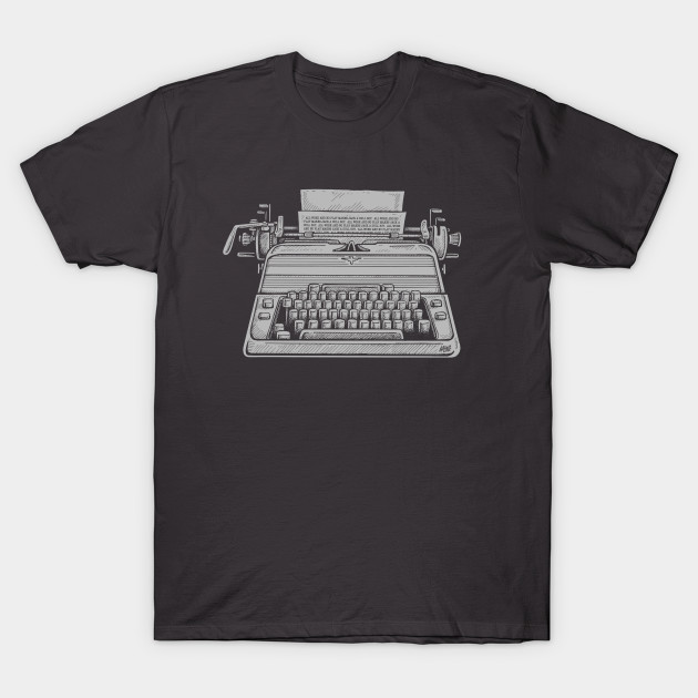 All Work And No Play... The Shining Typewriter T-Shirt All Work And No Play... The Shining Typewriter