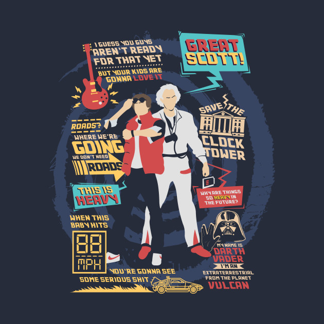 Back to the Future Quotes Design Back to the Future Quotes