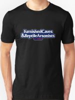 Furnished Caves & Reptile Arsonists T-Shirt