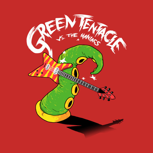 Green Tentacle Vs. The Maniacs Design Green Tentacle Vs. The Maniacs