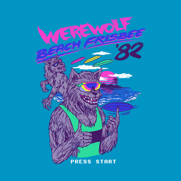 Werewolf Beach Frisbee