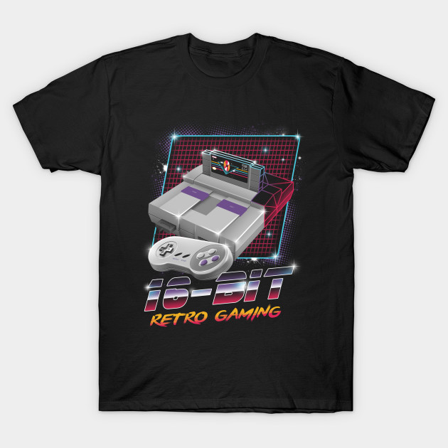16-Bit Retro Gaming T-Shirt 16-Bit Retro Gaming