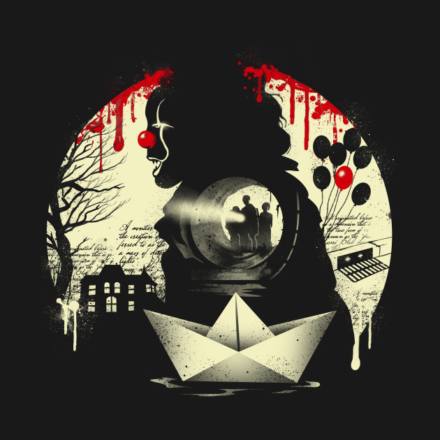 Clown with the Red Balloon Design Clown with the Red Balloon