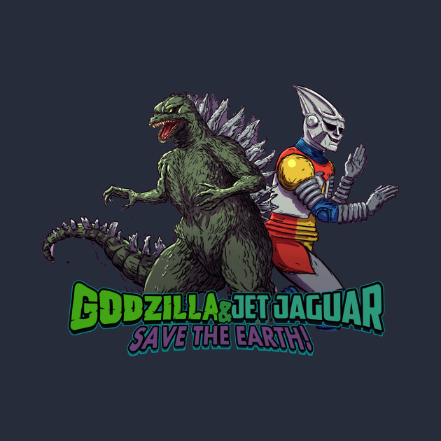 Godzilla & Jet Jaguar Design Godzilla & Jet Jaguar