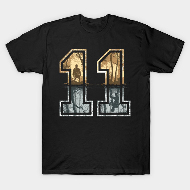 Strange Number 11 (gold-silver)