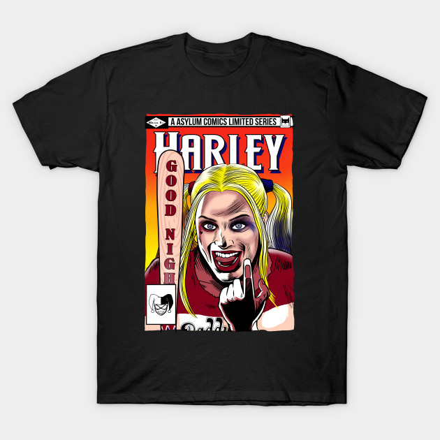 Harley Asylum Comic T-Shirt Harley Asylum Comic