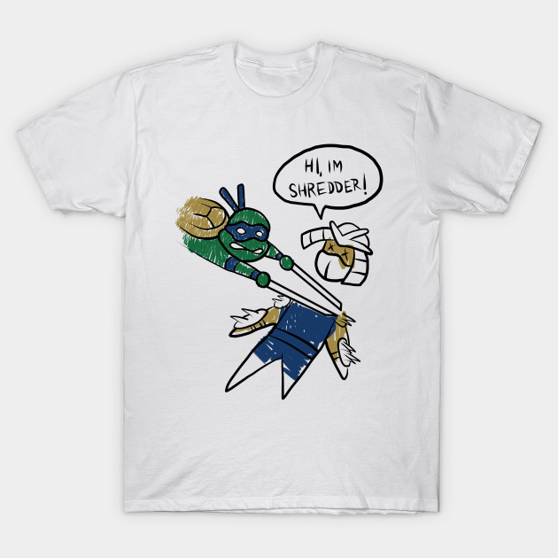 Leonardo Shredder Sketch T-Shirt Leonardo Shredder Sketch