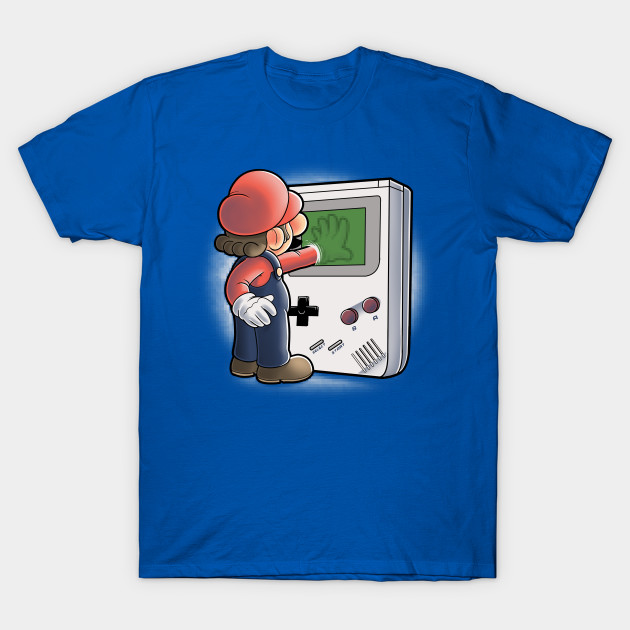 Mario Through the console T-Shirt Mario Through the console