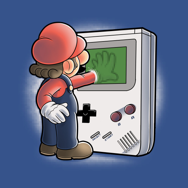 Mario Through the console Design Mario Through the console