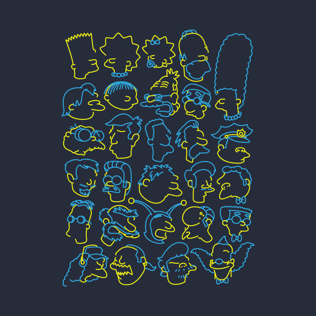 Minimalist Yellow People