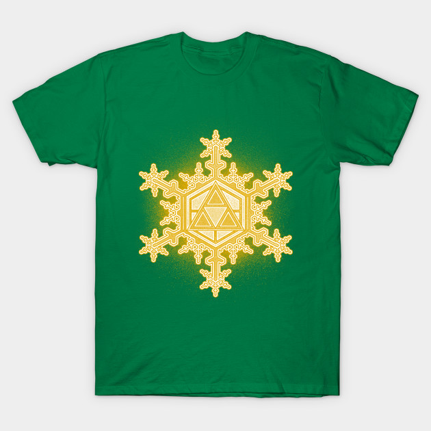 Triforce Snowflake T-Shirt Triforce Snowflake