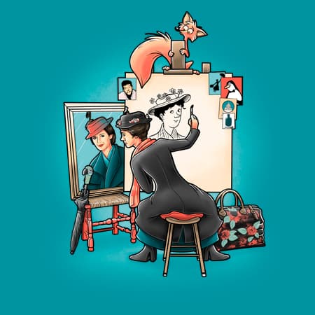 Triple Mary-Portrait