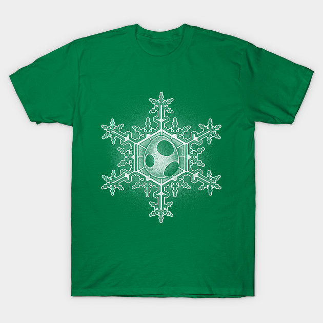 Yoshi Egg Snowflake T-Shirt Yoshi Egg Snowflake