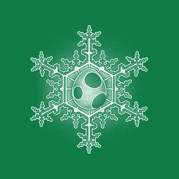 Yoshi Egg Snowflake Design Yoshi Egg Snowflake