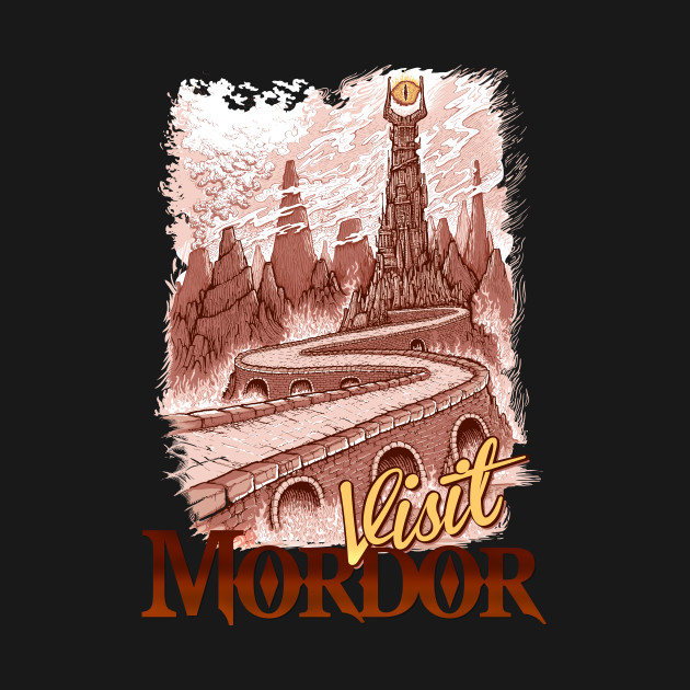 Visit Mordor Design Visit Mordor