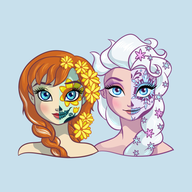 Sugar Skull Series: Sisters Design Sugar Skull Series: Sisters